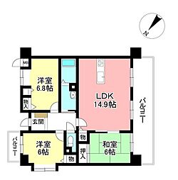 間取図画像 3LDK