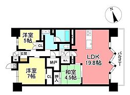 間取図画像 3LDK