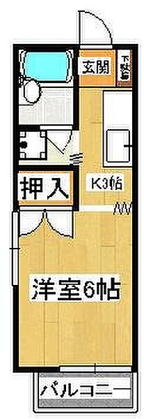 シャンブルレポ 205｜千葉県船橋市海神2丁目(賃貸アパート1K・2階・19.44㎡)の写真 その2