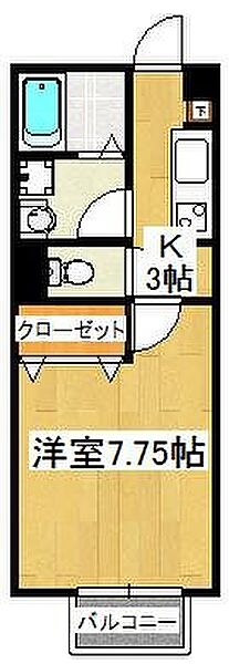 サンエールM・S 206｜千葉県船橋市宮本8丁目(賃貸アパート1K・2階・26.27㎡)の写真 その2