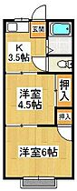 泰山荘（第一・第二） 1-202 ｜ 千葉県市川市原木3丁目6-16（賃貸アパート2K・2階・30.00㎡） その2