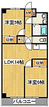 リアライズ市川原木 403 ｜ 千葉県市川市原木3丁目17-24（賃貸マンション2LDK・4階・55.89㎡） その2