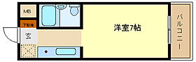 レジデンス清水ヶ丘 209 ｜ 兵庫県神戸市垂水区清水が丘3丁目（賃貸マンション1R・2階・15.40㎡） その2