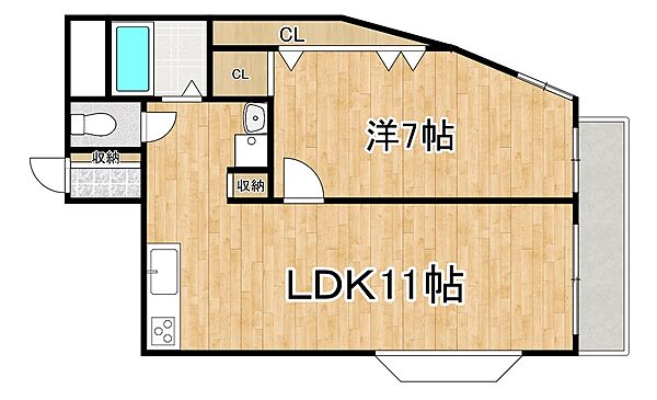 フラッツ・エクシード 201｜兵庫県神戸市東灘区田中町2丁目(賃貸マンション1LDK・2階・40.00㎡)の写真 その2