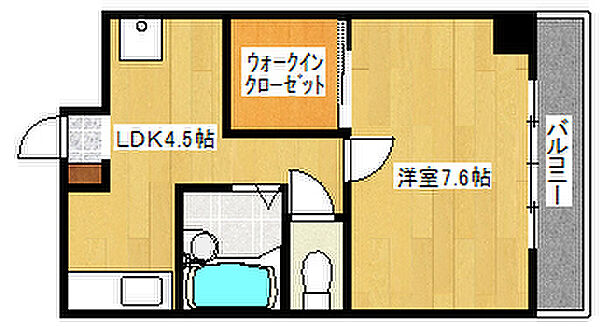 フルール名谷 412｜兵庫県神戸市垂水区名谷町(賃貸マンション1K・4階・28.60㎡)の写真 その2