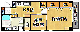 ＣＡＳＡ　ＦＬＯＲＡ 305 ｜ 兵庫県明石市野々上2丁目（賃貸マンション2K・3階・40.38㎡） その2