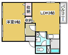 タウニィ尾上 202 ｜ 兵庫県加古川市尾上町養田（賃貸アパート1LDK・2階・40.50㎡） その2