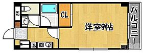 セルサス大道壱番館 406 ｜ 兵庫県明石市大道町1丁目（賃貸マンション1K・4階・30.40㎡） その2