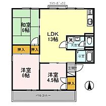 セジュール北八代Ａ棟 201 ｜ 兵庫県姫路市北八代2丁目（賃貸アパート3LDK・2階・62.88㎡） その2