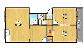 ジョイフル東二見 202 ｜ 兵庫県明石市二見町東二見（賃貸マンション2LDK・2階・64.00㎡） その2