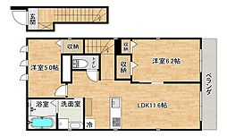 フェリス西岡本 2階