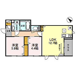 エルビエントII 1階