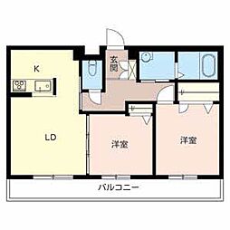 シャーメゾン粟津 2階