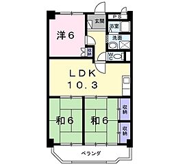 第2コーポ学苑 3階