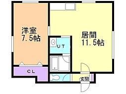 間取図画像 1LDK