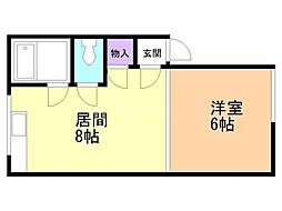 間取図画像 1LDK