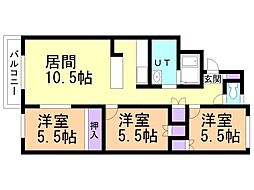 間取図画像 3LDK