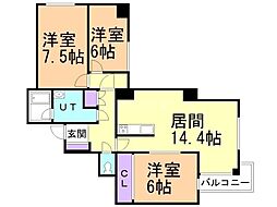 間取図画像 3LDK