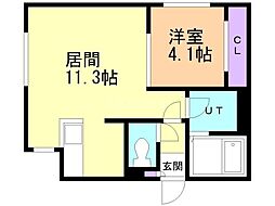 間取図画像 1LDK