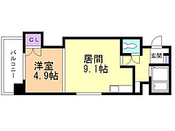 間取図画像 1LDK