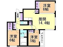 間取図画像 3LDK
