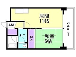 間取図画像 1LDK