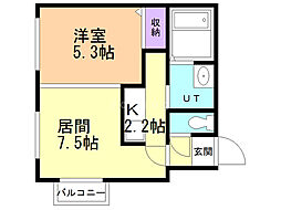間取図画像 1LDK