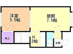 間取図画像 1LDK