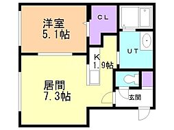 間取図画像 1LDK