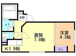 間取図画像 1LDK