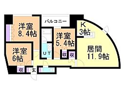 間取図画像 3LDK