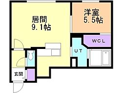 間取図画像 1LDK