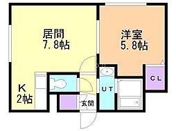 間取図画像 1LDK