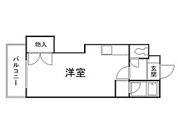 ララ・フランセ・宮の森 ワンルームの間取図画像