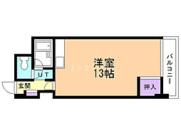 宮の森24ビル ワンルームの間取図画像