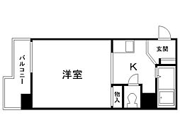 LC-1 1Kの間取図画像