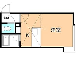 グランステージ南5条 ワンルームの間取図画像