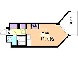 FCFarnest円山 ワンルームの間取図画像