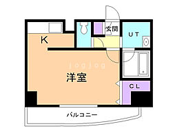 ioミナミ3ジョウ 1Kの間取図画像