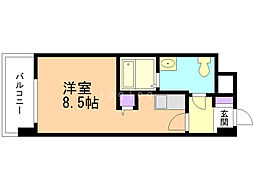PRIMECHIJIKOUKAN ワンルームの間取図画像