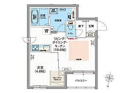 札幌市中央区北五条西19丁目マンション 1LDKの間取図画像