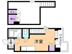 サンシャイン・シティー21 1LDKの間取図画像