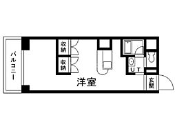 ハイパール桑園 ワンルームの間取図画像