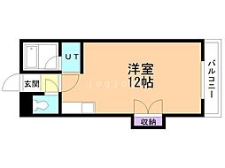 ル・フランセ・宮の森 ワンルームの間取図画像