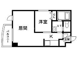 札幌レジデンス知事公館 1LDKの間取図画像