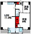 ビレッジハウス古賀4号棟4階4.5万円