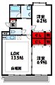 カサグランデ4階6.3万円
