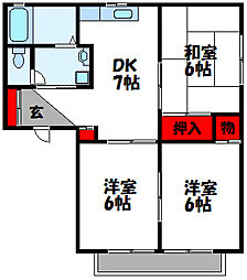 JR鹿児島本線 赤間駅 徒歩5分 2階/-
