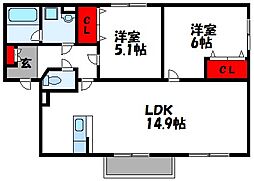 オレンジヒルIII 1階