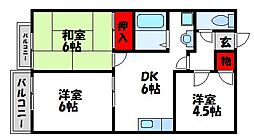 JR鹿児島本線 福間駅 バス12分 五反田下車 徒歩1分 2階/-